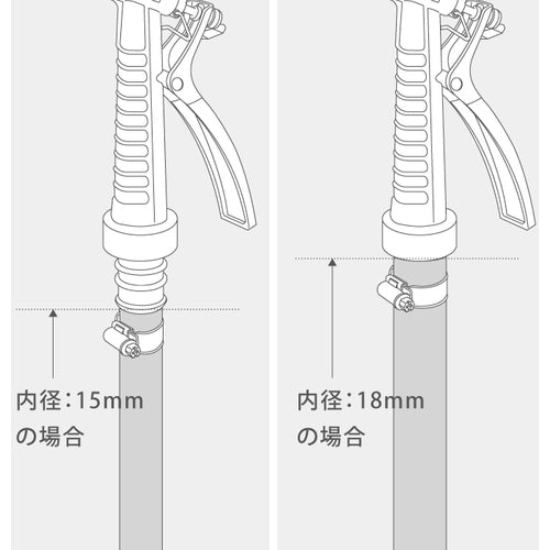 タカギ　メタルガンＬ２　ホースバンド付　G134FJ　1 個