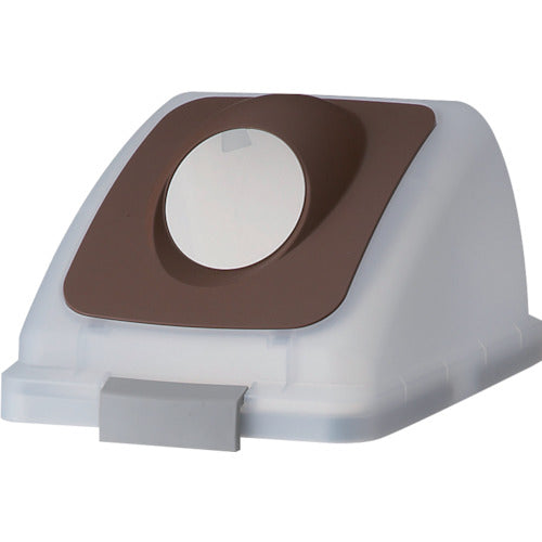 コンドル　屋内用屑入れ　リサイクルトラッシュ　ＳＫＬ−３５用　丸穴蓋　ブラウン　YW-176L-OP2-BR　1 個