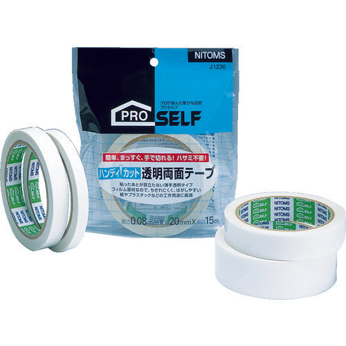 니톰즈 핸디컷 투명 양면 테이프 10 J1210 1권