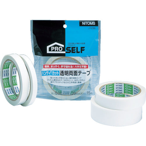 니톰즈 핸디컷 투명 양면 테이프 30 J1240 1권
