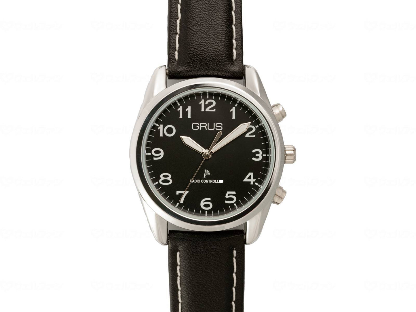 インテックボイス電波腕時計 ﾌﾞﾗｯｸ×ﾌﾞﾗｯｸ