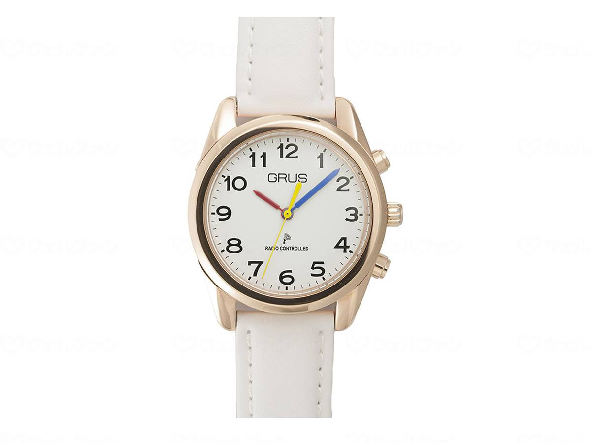 INTEC GRUS Voice Radio Wristwatch White x White