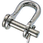 TRUSCO Split Pin Type Half Round Shackle Stainless Steel 6mm (1 piece = 1 bag) THS-6W 1 piece
