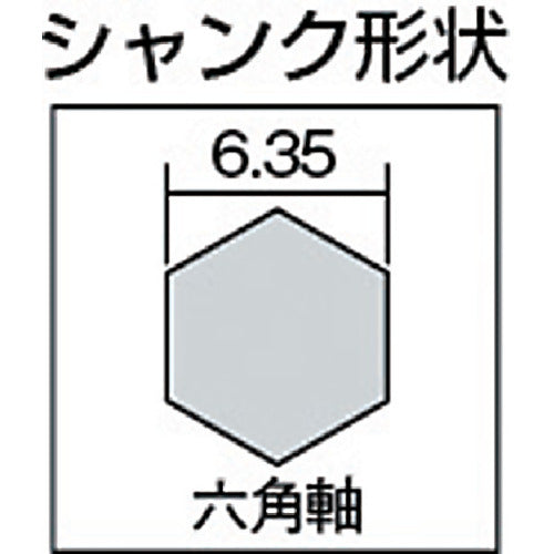 ＴＲＵＳＣＯ　六角軸ＴＣＬホールカッター　３６ｍｍ　TCL-36　1 本
