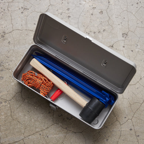 TRUSCO Trunk-type Tool Box 333 x 137 x 96.5 Silver T-320SV 1 pc