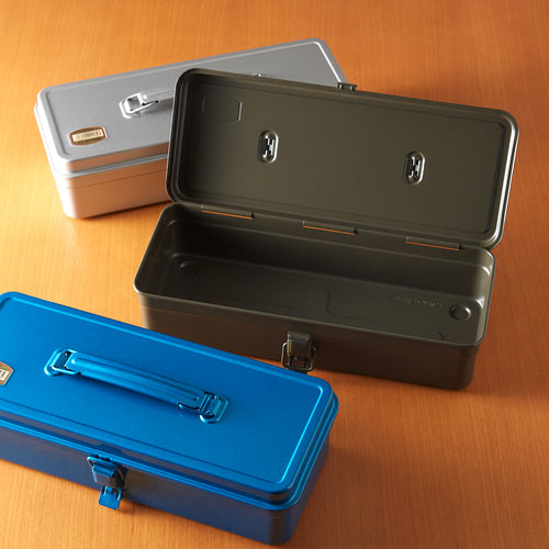 TRUSCO Trunk-type Tool Box 333 x 137 x 96.5 Silver T-320SV 1 pc