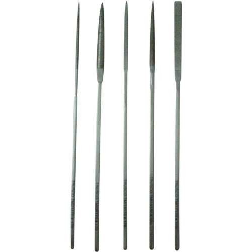 ＴＲＵＳＣＯ　ダイヤモンドミニヤスリ　平・半丸・丸・三角・角　５本組セット　細目　TMIS2　1 Ｓ