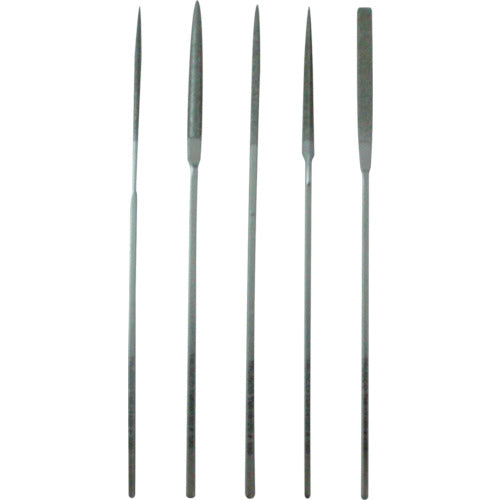 ＴＲＵＳＣＯ　ダイヤモンドミニヤスリ　平・半丸・丸・三角・角　５本組セット　中目　TMIS3　1 Ｓ