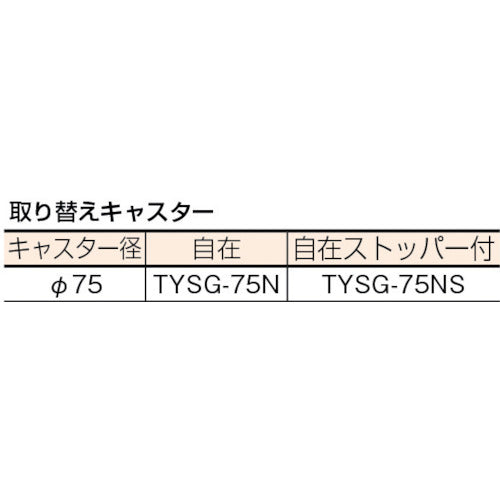 ＴＲＵＳＣＯ　アルミカート　内寸６５４Ｘ４４４　TALD-75　1 台