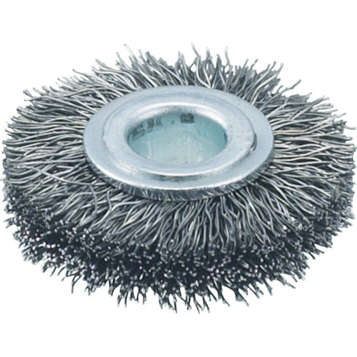 TRUSCO Wheel Brush 38X10mm Hole Steel Wire Wire Diameter 0.3 TB-6312 1 pc