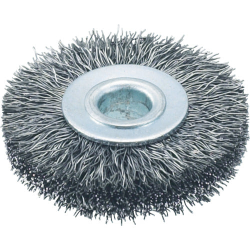 TRUSCO 호일 브러쉬 50X10mm 구멍 강선 선경 0.3TB-6322 1개