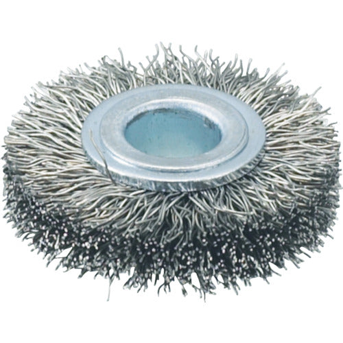 TRUSCO 호일 브러쉬 38X10mm 구멍 스테인리스 선 선경 0.3TB-6313 1개