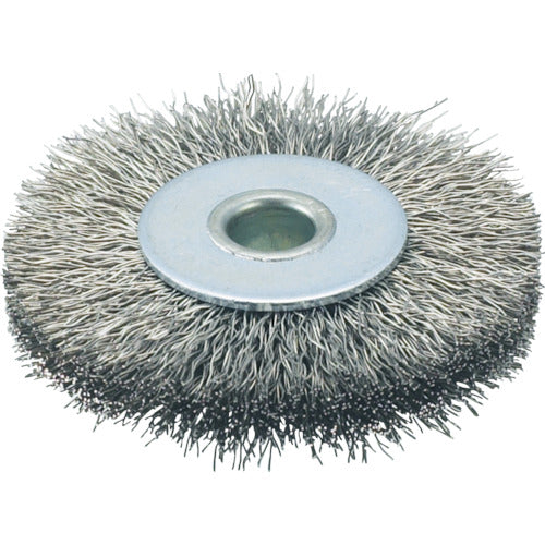 TRUSCO 호일 브러쉬 65X10mm 구멍 스테인리스 선 선경 0.3TB-6333 1개