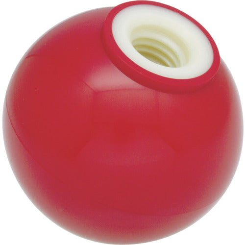 TRUSCO Plastic Grip Ball, No Core, Red, 40XM10mm (20 Pieces) TPB40-10R, 1 Box