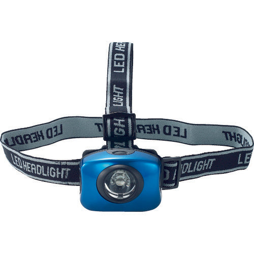 TRUSCO Aluminum Powerful LED Headlight (Blue) THLX-2213A-B 1 pc