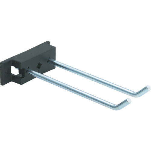 TRUSCO punching panel hook bar, straight 2-piece type, A-type base, PFA-10W, 1 piece