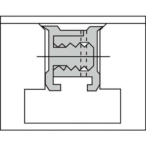 ＳＵＰＥＲ　ツーリング工具メンテナンス用品　調整式Ｔスロットチップカバー　（Ｔ溝：１２・１４・１６・１８用）　TCV1218100　1 本