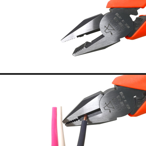 フジ矢　ペンチ　（圧着機能・穴付）　１７５ｍｍ　1150A-175　1 丁