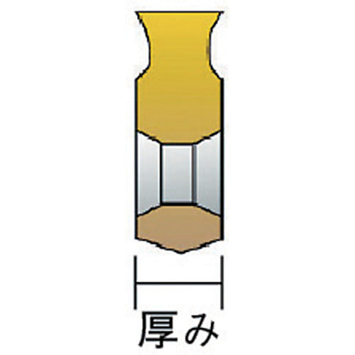 ＮＯＧＡ　Ｃａｒｍｅｘミルスレッド交換チップ　ＩＳＯねじ用　幅１４×ピッチ０．７５×高さ７．５　14I 0.75ISO MT-7　1 個