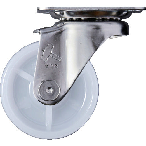 ハンマー　Ｓシリーズオールステンレス　旋回式ナイロン車輪　６５ｍｍ　320S-N65　1 個