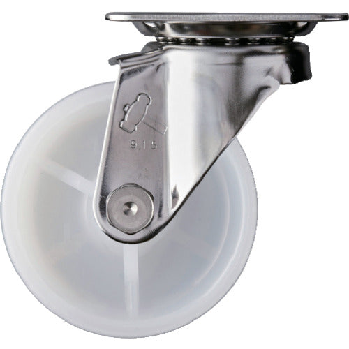 ハンマー　Ｓシリーズオールステンレス　旋回式ナイロン車輪　７５ｍｍ　320S-N75　1 個