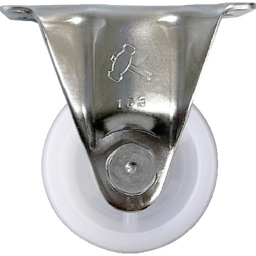 ハンマー　Ｓシリーズオールステンレス　固定式ナイロン車輪　５０ｍｍ　320SR-N50　1 個