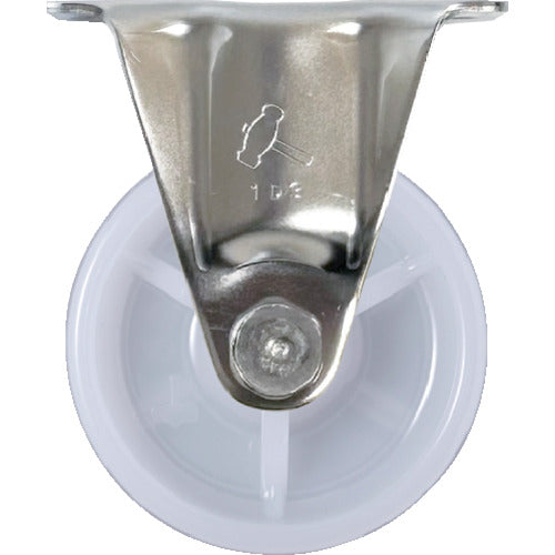 ハンマー　Ｓシリーズオールステンレス　固定式ナイロン車輪　６５ｍｍ　320SR-N65　1 個