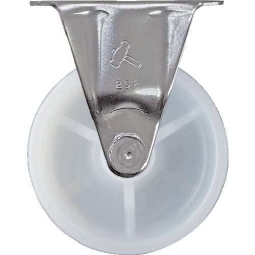 ハンマー　Ｓシリーズオールステンレス　固定式ナイロン車輪　７５ｍｍ　320SR-N75　1 個