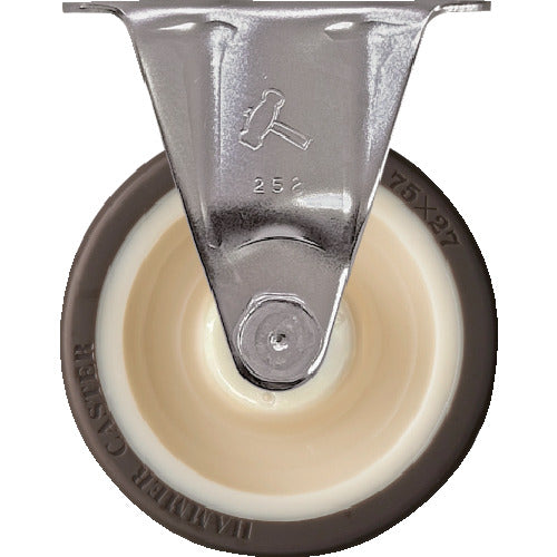 Hammer S-type All stainless steel Fixed urethane B wheel 75mm 320SR-UB75 1 piece