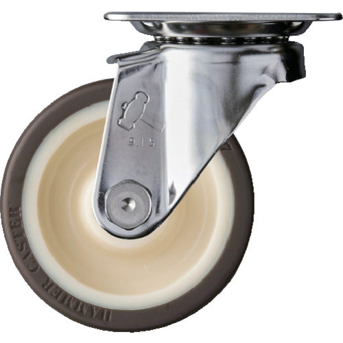 ハンマー　Ｓ型　オールステンレス　自在ウレタンＢ車７５ｍｍ　320S-UB75　1 個