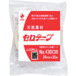 ニチバン　着色セロテープ　ＮＯ．４３０　白　２４ｍｍＸ３５ｍ　4305-24　5 巻