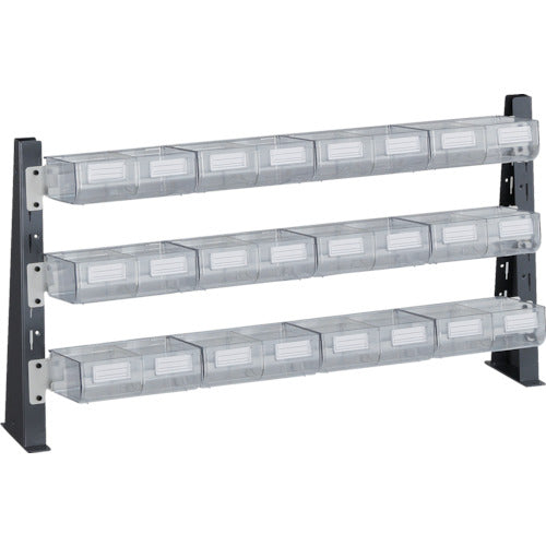 TRUSCO UPR Type Light Bin Rack for Tabletop Use B-PX12 pcs UPR-ML1803L 1 unit