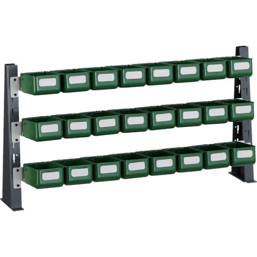 TRUSCO UPR Type Light Bin Rack for Tabletop Use K-10HX24 pcs UPR-ML1803K 1 unit