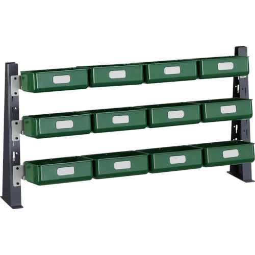 TRUSCO UPR Type Light Bin Rack for Tabletop Use K-20HX12 pcs UPR-ML1803KL 1 unit