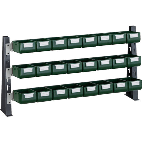 TRUSCO UPR Type Light Bin Rack for Tabletop Use K-10GX24 pcs UPR-ML1803G 1 unit