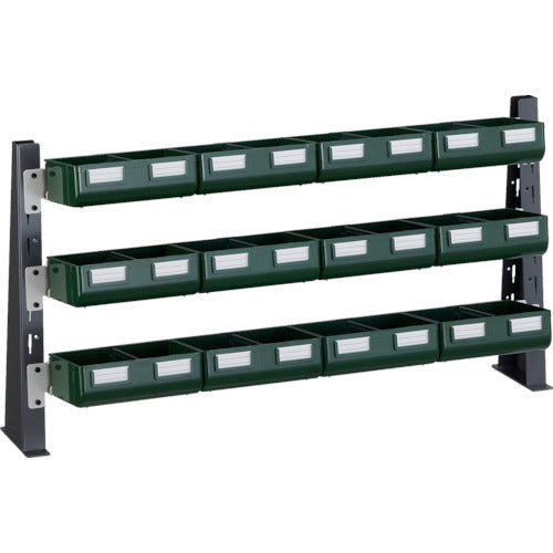 TRUSCO UPR형 라이트 빈 랙 탁상용 K-20GX12개 UPR-ML1803GL 1대