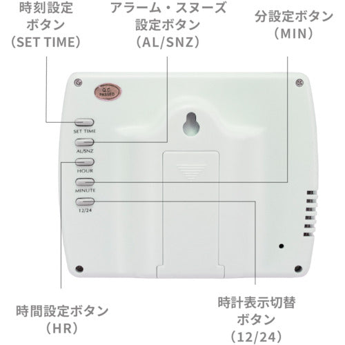 Ａ＆Ｄ　時計付き温湿度計　AD5681　1 個