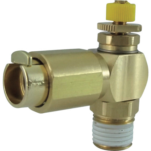 チヨダ　タッチＨスピードコントローラα（金属）メーターアウト８ｍｍ・Ｒ１／４　C8-02SCH-O　1 個