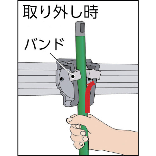 Teramoto Koala Mop Hanger Type A (Holds 12 Mops) CE-491-410-0 1 Unit