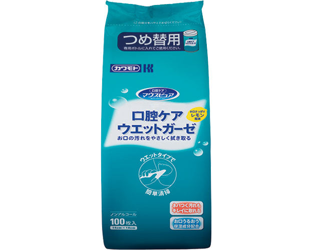 口腔ケアウエットガーゼ / 039-102451-00　100枚入　詰替用　1 個