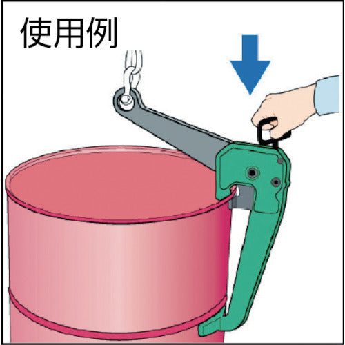 Super Drum Lift Clamp (Vertical Lift) with Wedge Lock DLC0.5V 1 unit