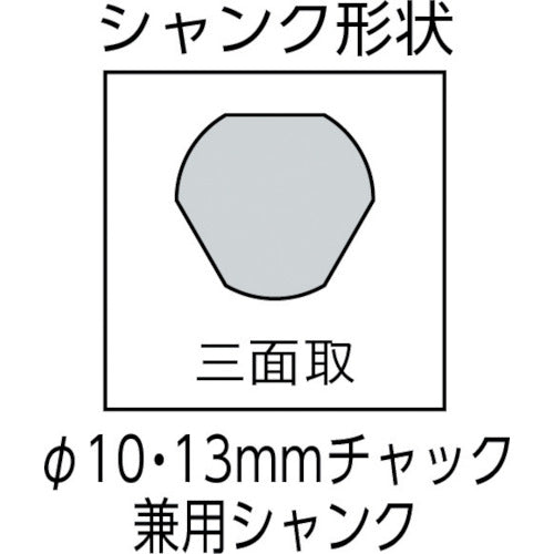 UNIKA "단기능 코어 드릴 E&amp;S" 멀티 타입 50mm 스트레이트 생크 ES-M50ST 1개