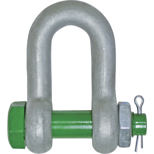 TAIYO 그린 핀 스탠다드 샤클 스트레이트 볼트 너트 2t(3300152) GPSB-2T 1개