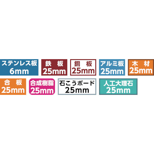 エビ　超硬ホルソー（チタンコーティング）　１００ｍｍ　HO100G　1 本