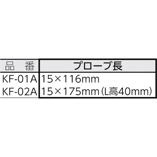 ＬＩＮＥ　熱電対プローブ　表面汎用型　KF-01A　1 本