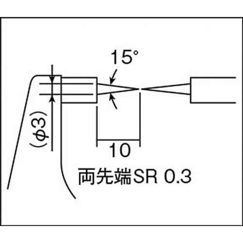 ＳＫ　ポイントマイクロメーター　測定範囲０〜２５ｍｍ　MC200-25P　1 台