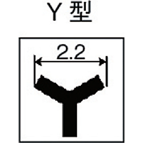 サンフラッグ　携帯電話用ドライバー　３角割　Ｙ型　NO17C　1 本