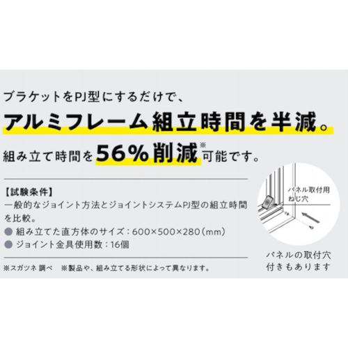 ＳＵＧＡＴＳＵＮＥ　（１２００４１２５３）ＰＪ−８０Ａジョイントシステム　PJ-80A　1 個