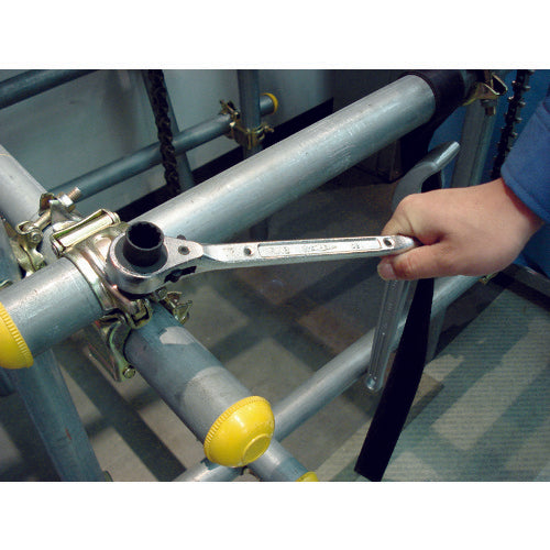 슈퍼 굽힘의 부착·양구 래칫 렌치(손톱식) 육각 대변: 17×19 전체 길이: 310mm RNB1719 1정