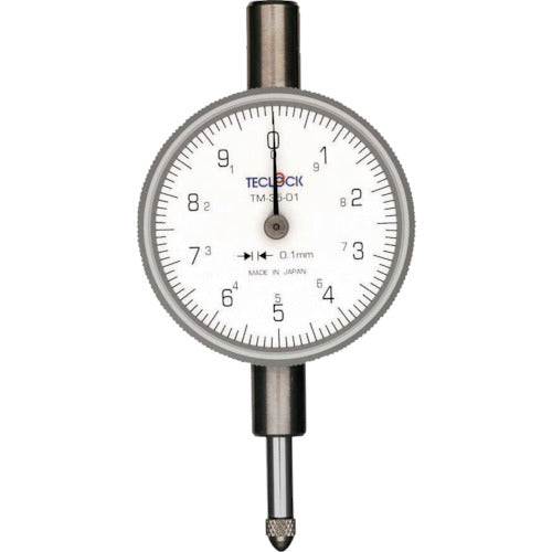 Tecrock Small Dial Gauge Measurement Range 0-10mm TM-35-01 1 pc
